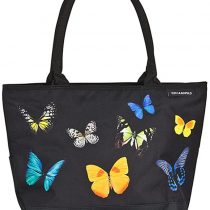 VON LILIENFELD® Tote Bag Shopping Women Spacious Shopper Children Animal Butterflies Dance