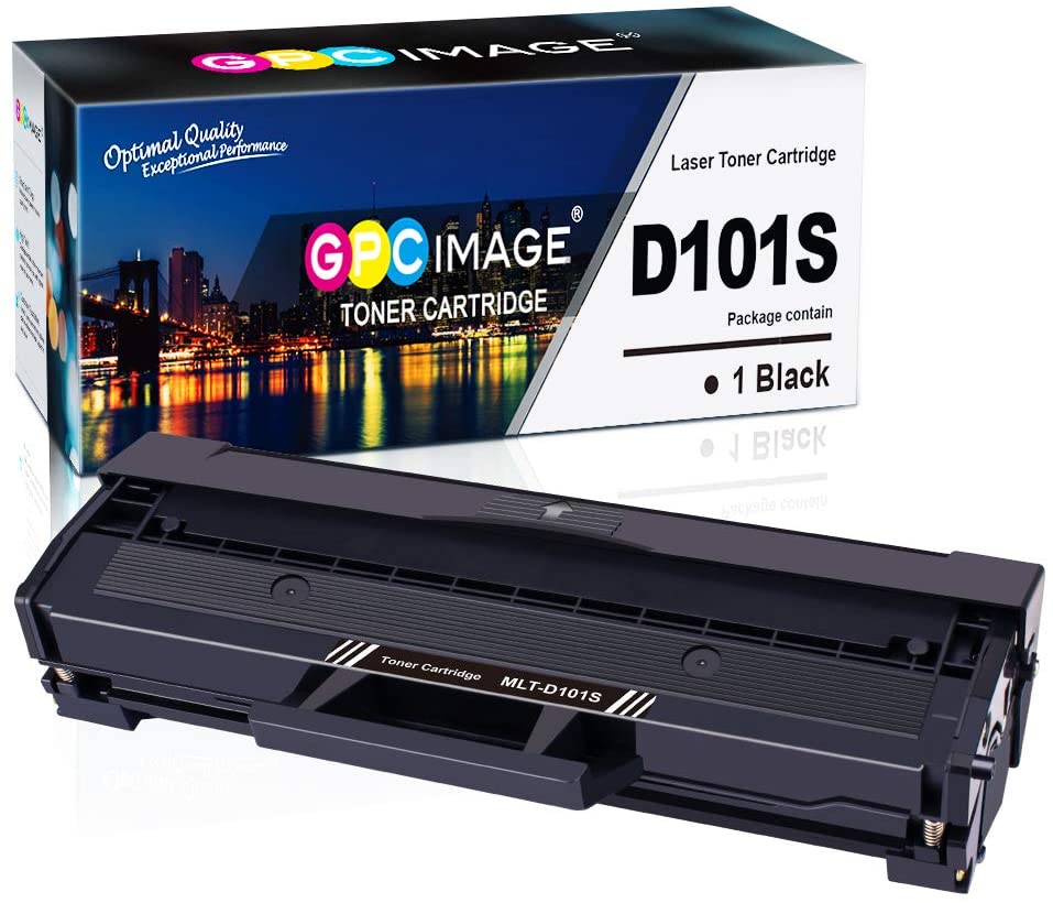 GPC Image MLT-D101S Black Toner Cartridge Compatible for Samsung MLT D101S MLT-D101S Toner for Samsung ML-2160 ML-2165 ML-2165W SCX-3405W SCX-3405 ML-2168 ML-2162 SF-760P SCX-3400 (Black