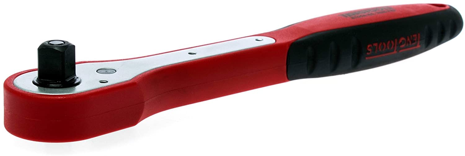 Teng Tools 3800FRP Steel Reinforced Fibre Ratchet, 45‑Tooth (8°) Quick‑Release, Flip‑Reverse 3/8in Drive - Image 2