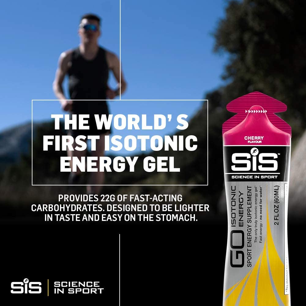 Science In Sport GO Isotonic Energy Gels, Running Gels with 22g Carbohydrates, Low Sugar, Variety Pack of Assorted Flavours - Image 3