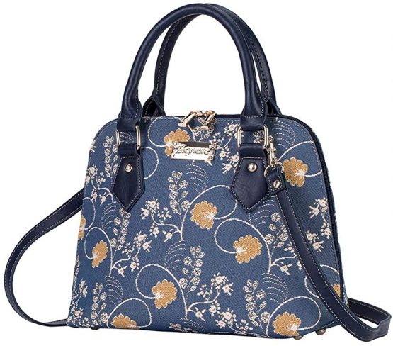 Signare Tapestry Handbags Shoulder bag and Crossbody Bags for women with Floral Design - Image 2