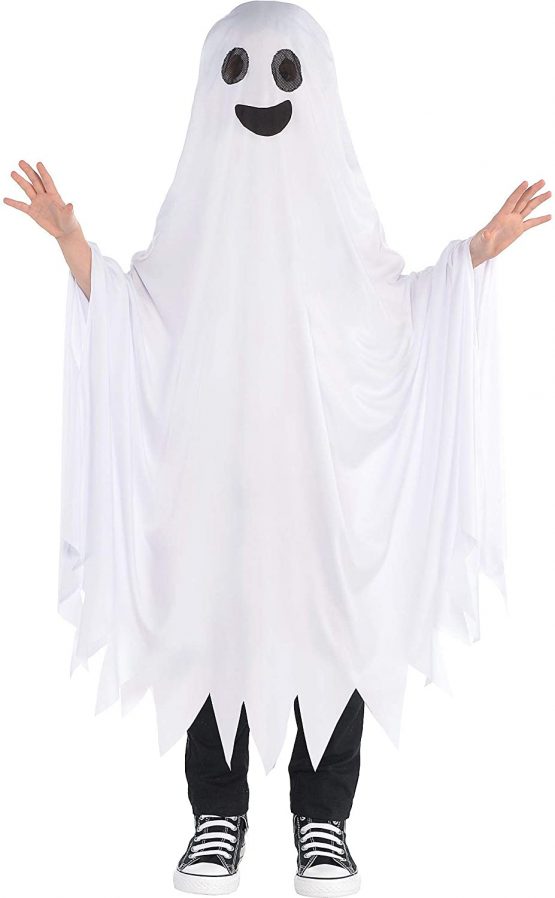 amscan 848740 Childs Cheerful Ghost Halloween Fancy Dress Costume Standard Size
