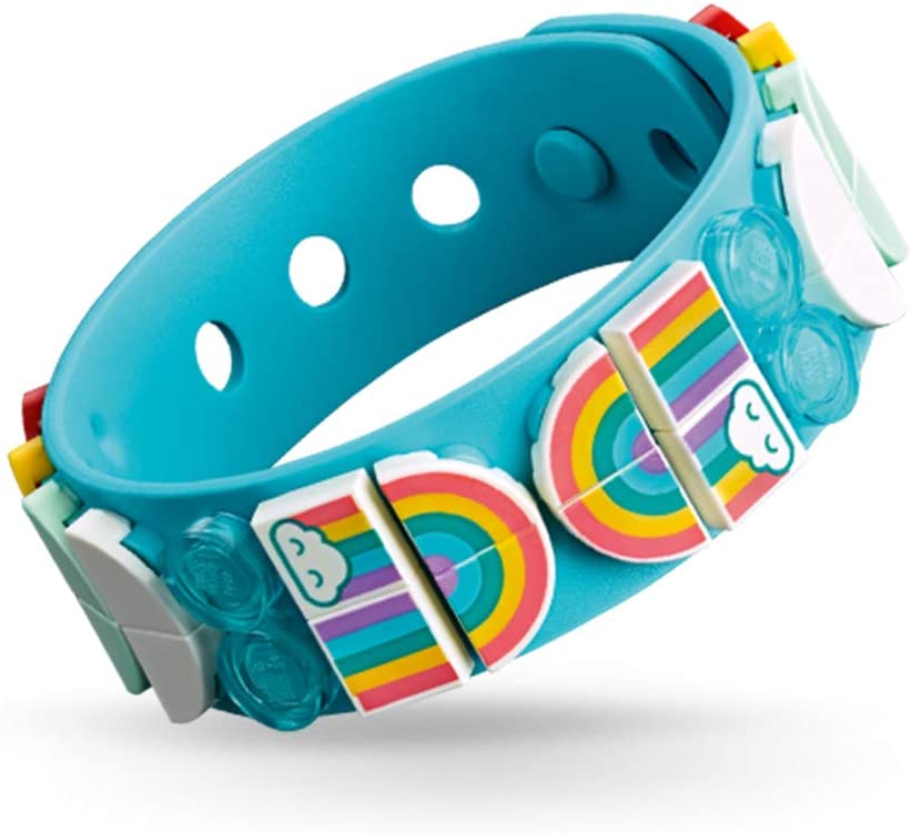 LEGO 41900 DOTS Rainbow Bracelet DIY Jewellery Beads Set, Art and Craft for Kids, Building Set, 7 inches - Image 2