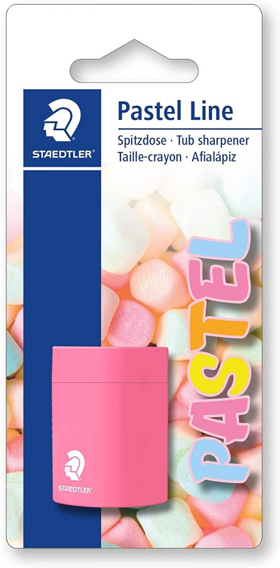 Staedtler 51105PSBK Pastel Line Tub Pencil Sharpener - Pastel Colour