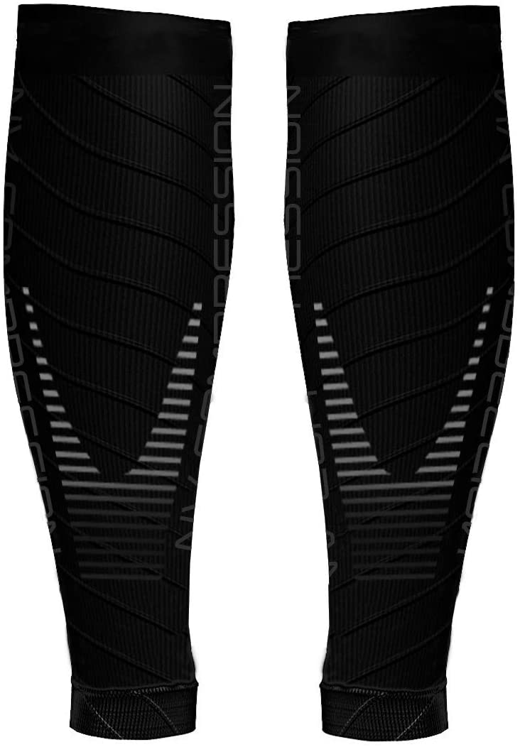 NV Compression Essential Race and Recover Calf Guards/Sleeves (PAIR) 20-30mmHg, for Sports Recovery Shin Splints, Medical - Image 2