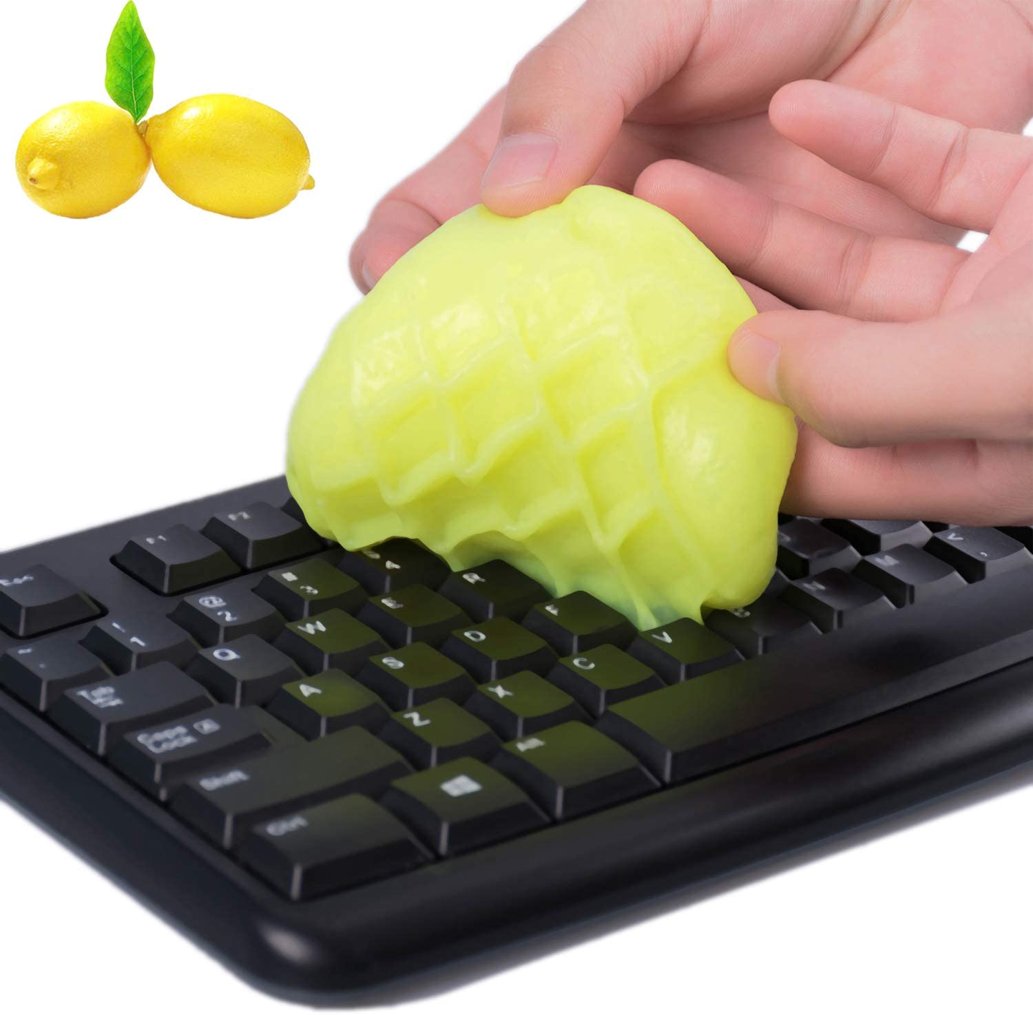 COLORCORAL Keyboard Cleaner Universal Dust Cleaning Gel for Keyboard Reusable PC Laptop and Computer Vacuums Cleaners Accessories Dust Removal Gel Home Office Electronic Kit Computer Putty - Image 4
