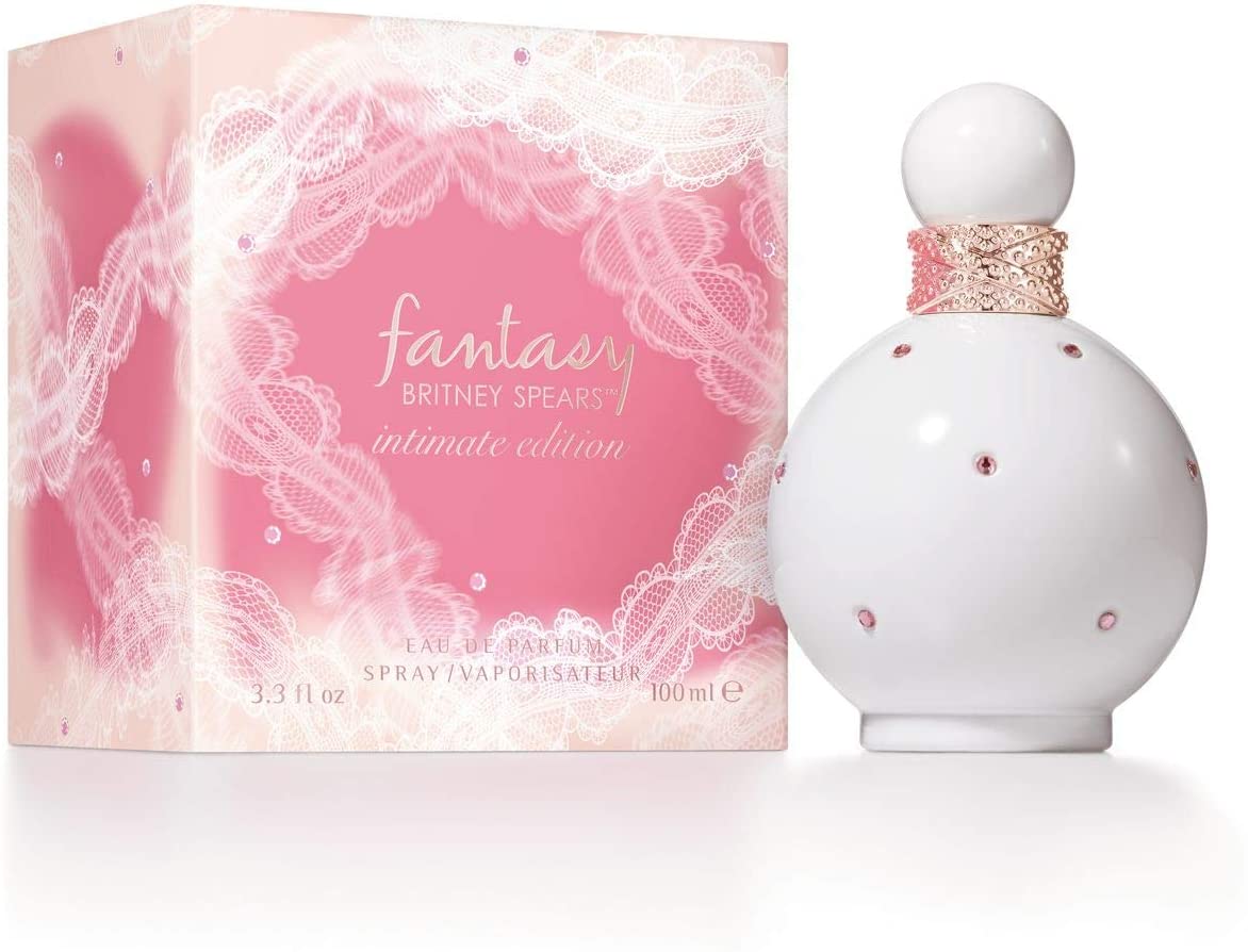Britney Spears Fantasy Intimate Edition 100 ml, Eau de Parfum for Women, Floral Amber Gourmand Fragrance, Notes of Lychee