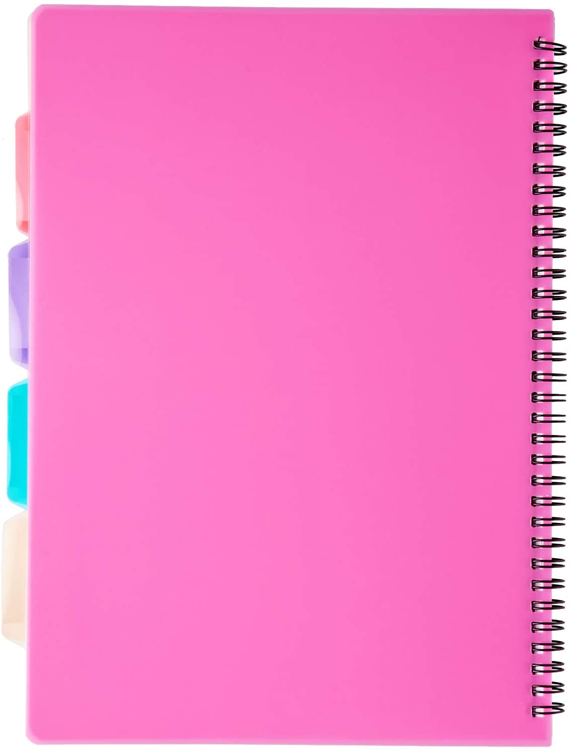 Tiger A4 project notebook (4 subjects) with plastic cover x 1 single book, Assorted - Image 3