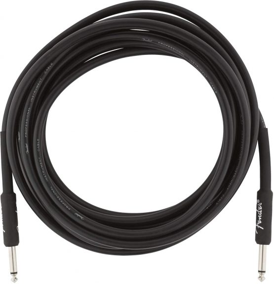 Fender 990820021 Professional Series Instrument Cable – 15 ft – STR/STR – Black - Image 2