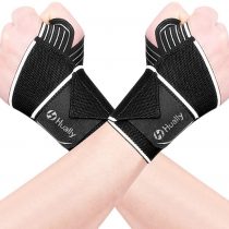 Hually Wrist Support, 2 Pack Wrist Brace for Men and Women Adjustable Breathable and Comfortable One Size Fits all,wrist straps, wrist wraps, Wristbands for Sports gym Weightlifting Bench Press etc
