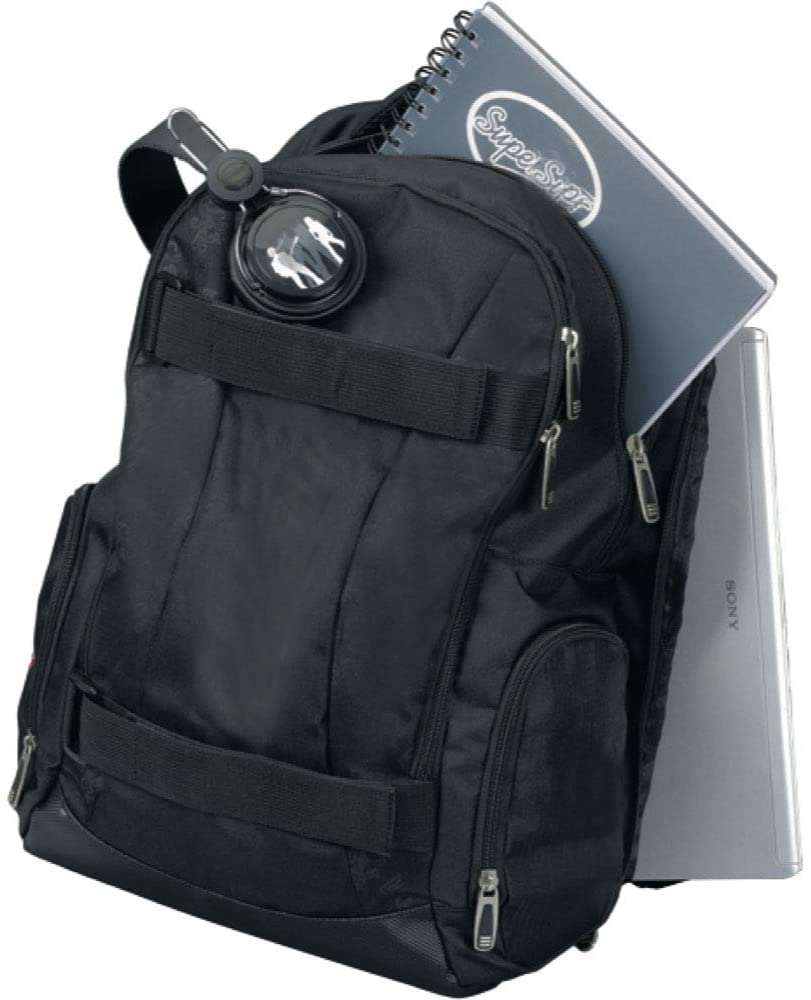 Fanatic Hawk Padded Nylon Backpack for 17 inch Laptop - Black, Black (Schwarz), 46 Centimeters - Image 4