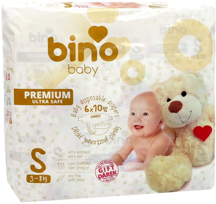 Bino Baby Disposable Diapers, Weiß