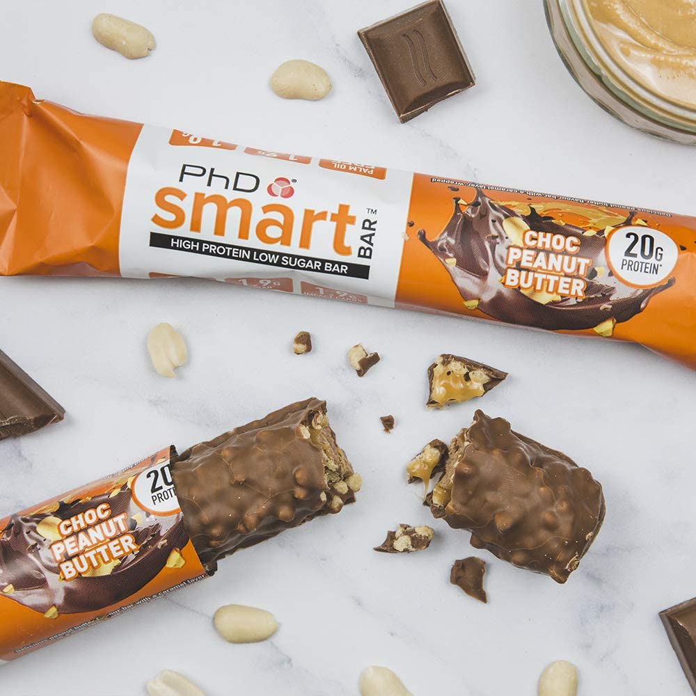 PhD Nutrition Smart Protein Bar Low Calorie, Nutritional Protein Bars/Protein Snacks, High Protein Low Sugar - Image 2