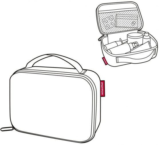 reisenthel Thermocase OY7009 Dots - Insulated Case with 1.5 L Volume - Protects Cosmetics, Food & Co. from Heat and Dirt - W 20 x H 14 x D 6.5 cm - Image 3