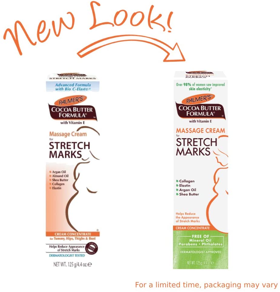 Palmers Cocoa Butter Formula Massage Cream for Stretch Marks 4.4 Oz, White, 125 g (Pack of 1) - Image 4