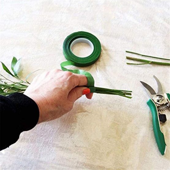 QincLing Florist Tape，6 Rolls Dark Green Floral Tape Flower Tape Floral Stem Wrap Tape Bouquet Tape 90 Feet/Roll (6 Pieces Multicolor) - Image 4