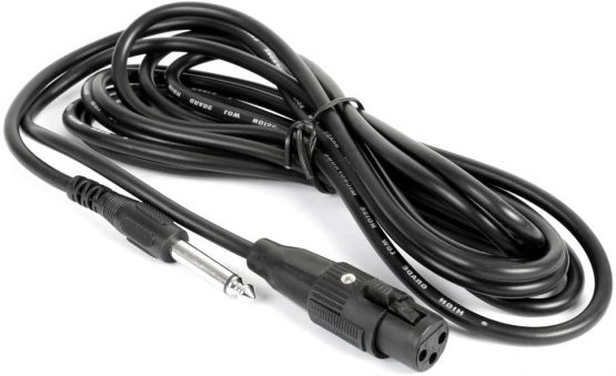 Audio 600 Ohm Dynamic Microphone with 3 M Cable and Connector Jack for Karaoke - Image 2
