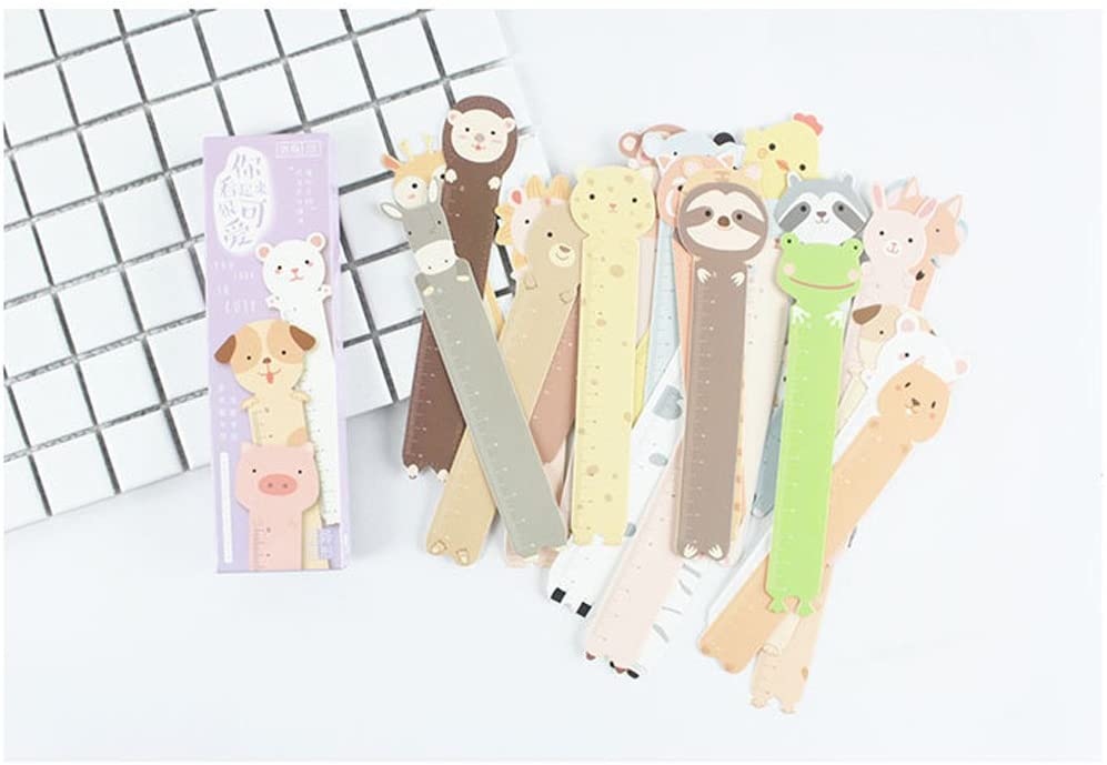 YOSCO Cute Animal Paper Bookmarks for Kids Children Boys Girls ,30PCs,You Look So Cute, White, 15.4cm x 4.5cm - Image 2