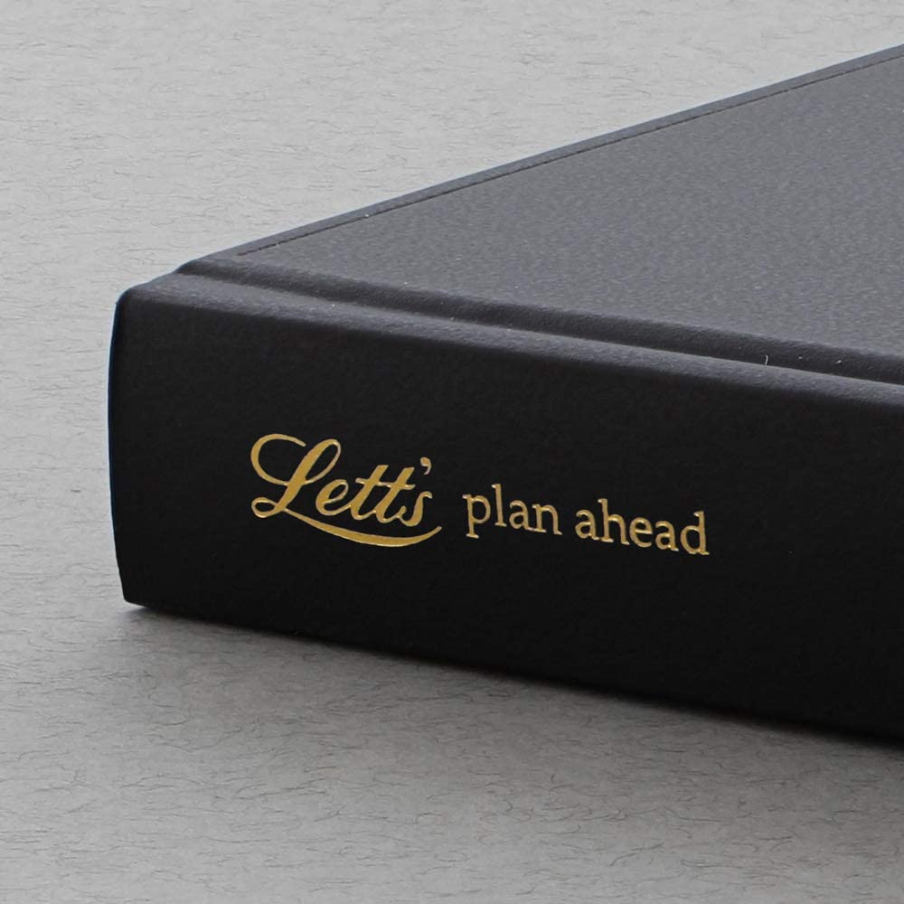 LETTS Icon A5 undated 5 Year Diary - Black - Image 2