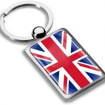 Biomar Labs® 3D Metal UK Union Jack Great Britain England Flag Keyring Key Ring Accessories Men Women Keychain Gift KK 216