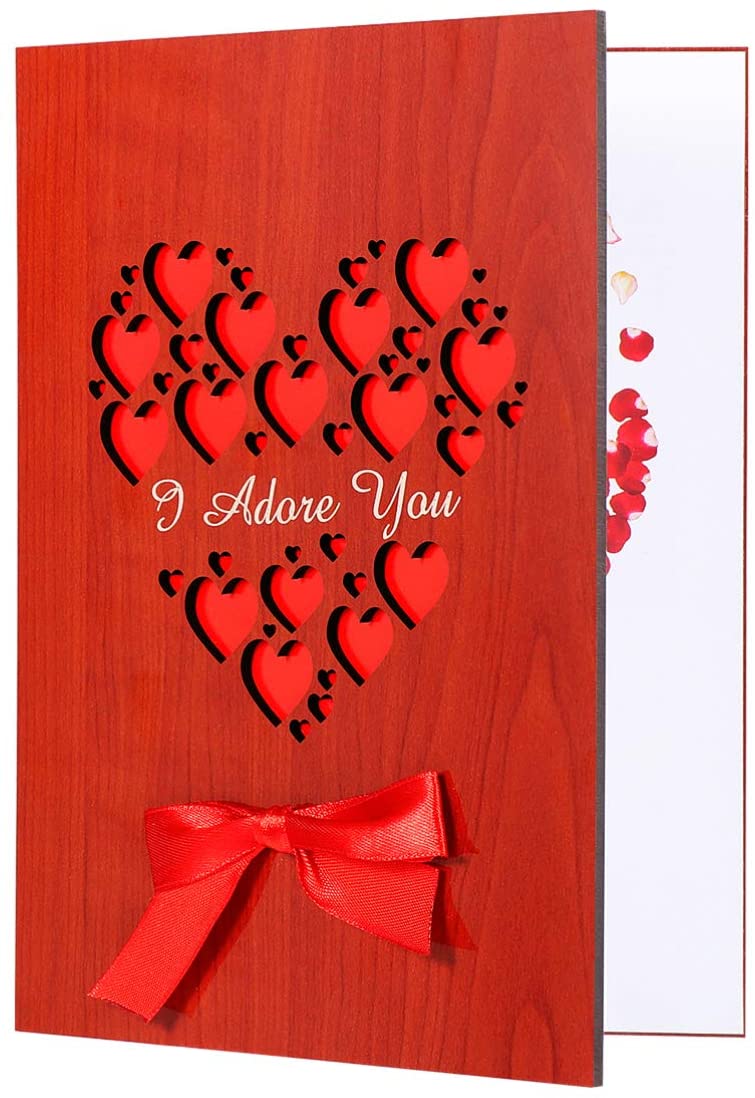 I Adore You Card 1pc with Box