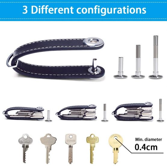 flintronic® Key Organizer | Portable Keychain | Pocket Smart Key Holder with Gift Boxed Stylish, Functional & Practical (Holds 10-12 Multiple Keys) - Image 3