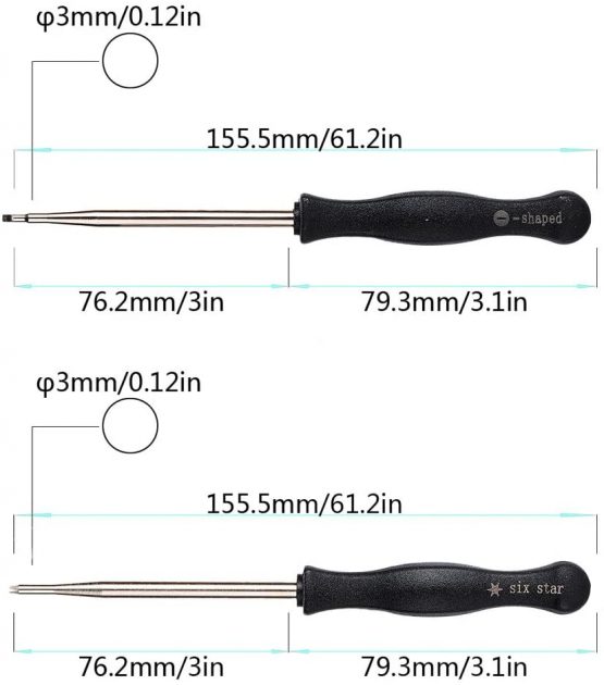 OxoxO Carburetor Carb Adjustment Screwdriver Adjusting Tool Compatible with Most 2 Cycle Engine Poulan Husqvarna Stihl Homelite Weed Eater Craftman Echo Trimmer Brushcuter Chainsaw Blower (Set of 10) - Image 3