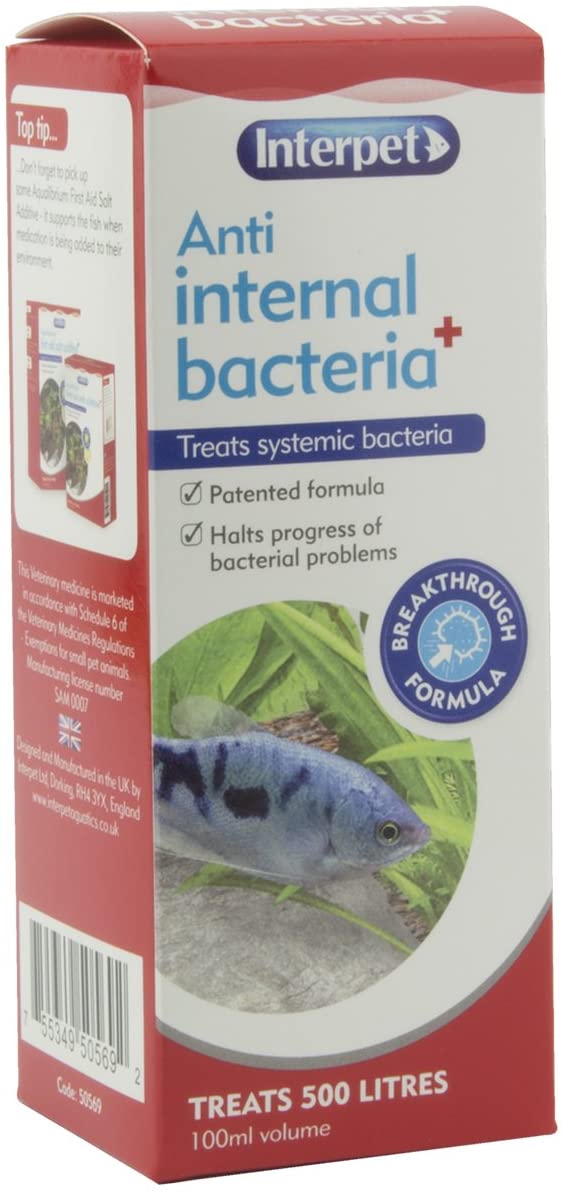 Interpet Anti Bacteria Aquarium Fish Treatment, 100 ml