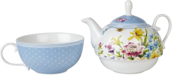 Katie Alice “English Garden” Porcelain Tea for One Teapot and Cup by Creative Tops – Teapot: 450 ml (16 fl oz), Cup: 280 ml (10 fl oz) - Image 4