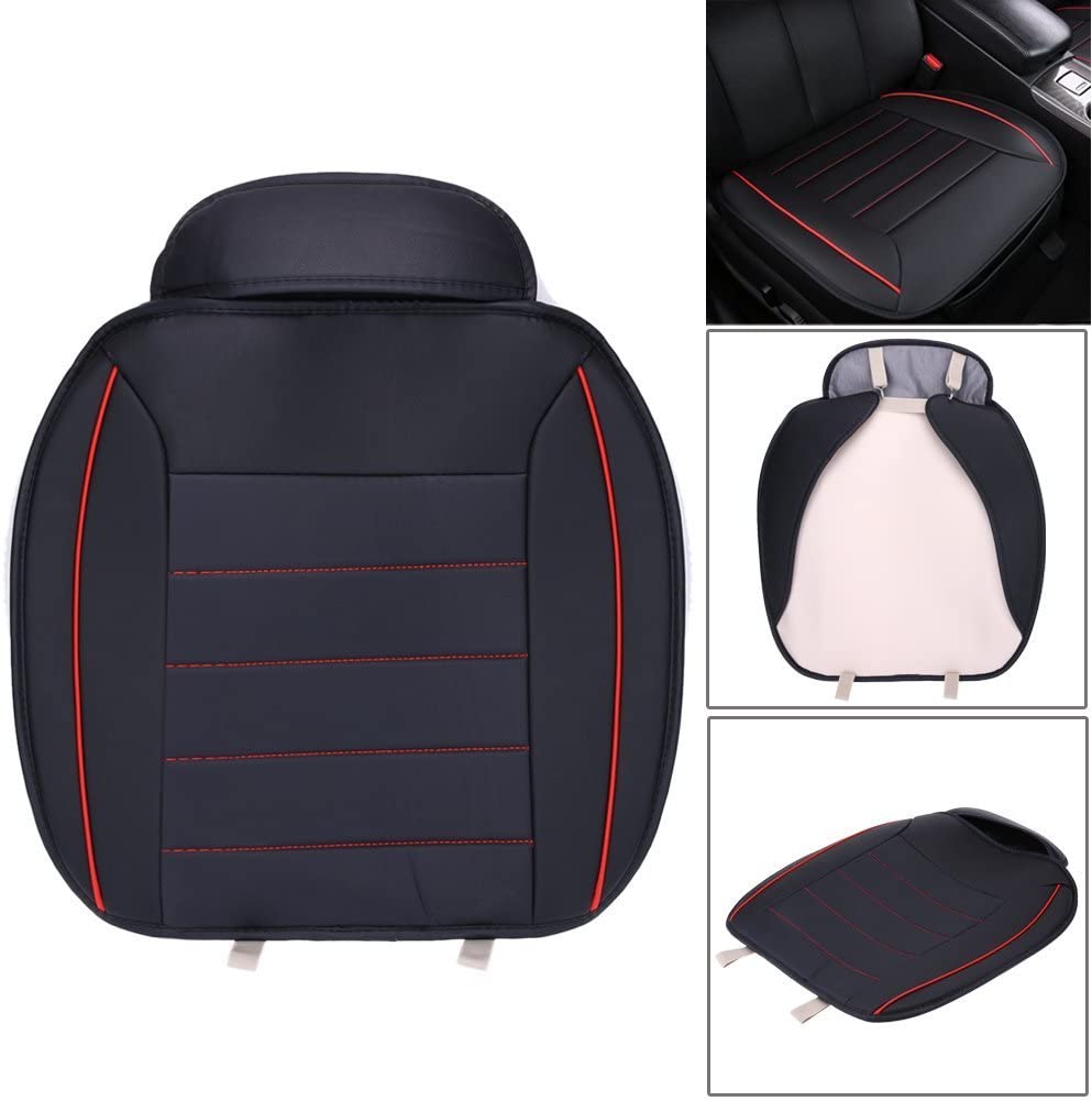 HONCENMAX Luxury Car seat Cover Cushion Pad Mat Protector for Auto Supplies for Sedan Hatchback SUV PU leather - Image 2