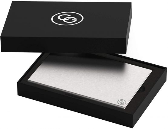 High-Class Stainless Steel Card Wallet | Ideal Credit Card Holders, Business Card Holder, Metal Slim Wallet, Minimalist RFID Blocking Smart Wallet, Mens Travel Wallets | Card Genie for Men & Women - Image 2