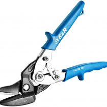 S&R Tin Snips Ideal-Series 260 mm, Strong and Agile, for Metal Sheets Cutting, Left Cut, Industrial Quality