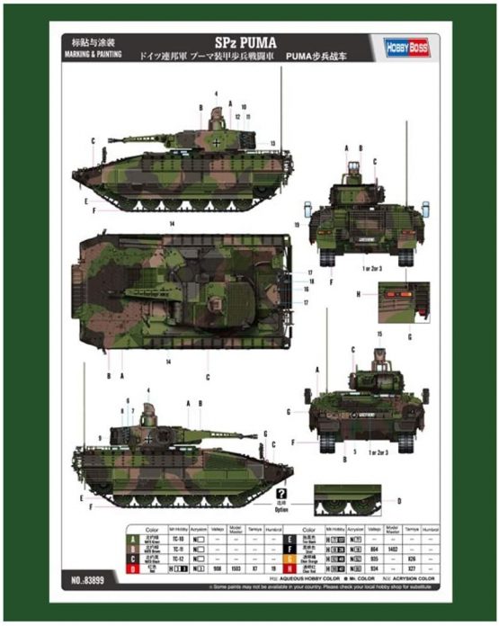 Hobbyboss 83899 SPz-Puma Model Kit - Image 3