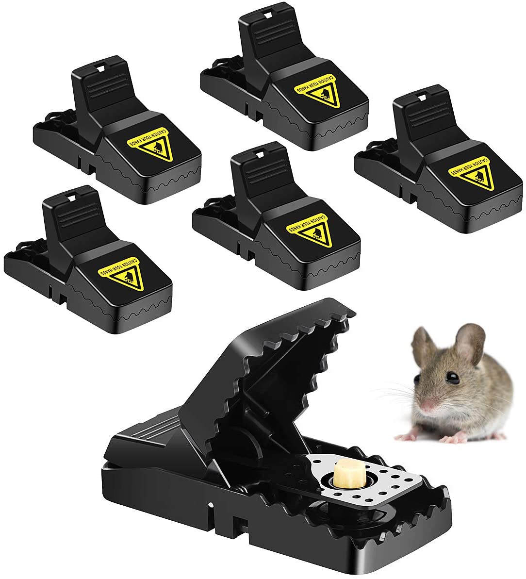 Ales Mouse Traps That Work, Reusable Snap Trap for Small
