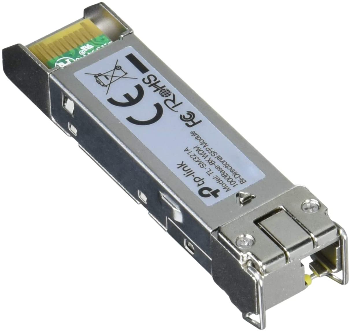 TP-Link SM321A Gigabit WDM Bi-Directional SFP Module, 1000Base-BX, Single-Mode LC Simplex, TX1550nm/RX1310nm, Up to 20km, DDM