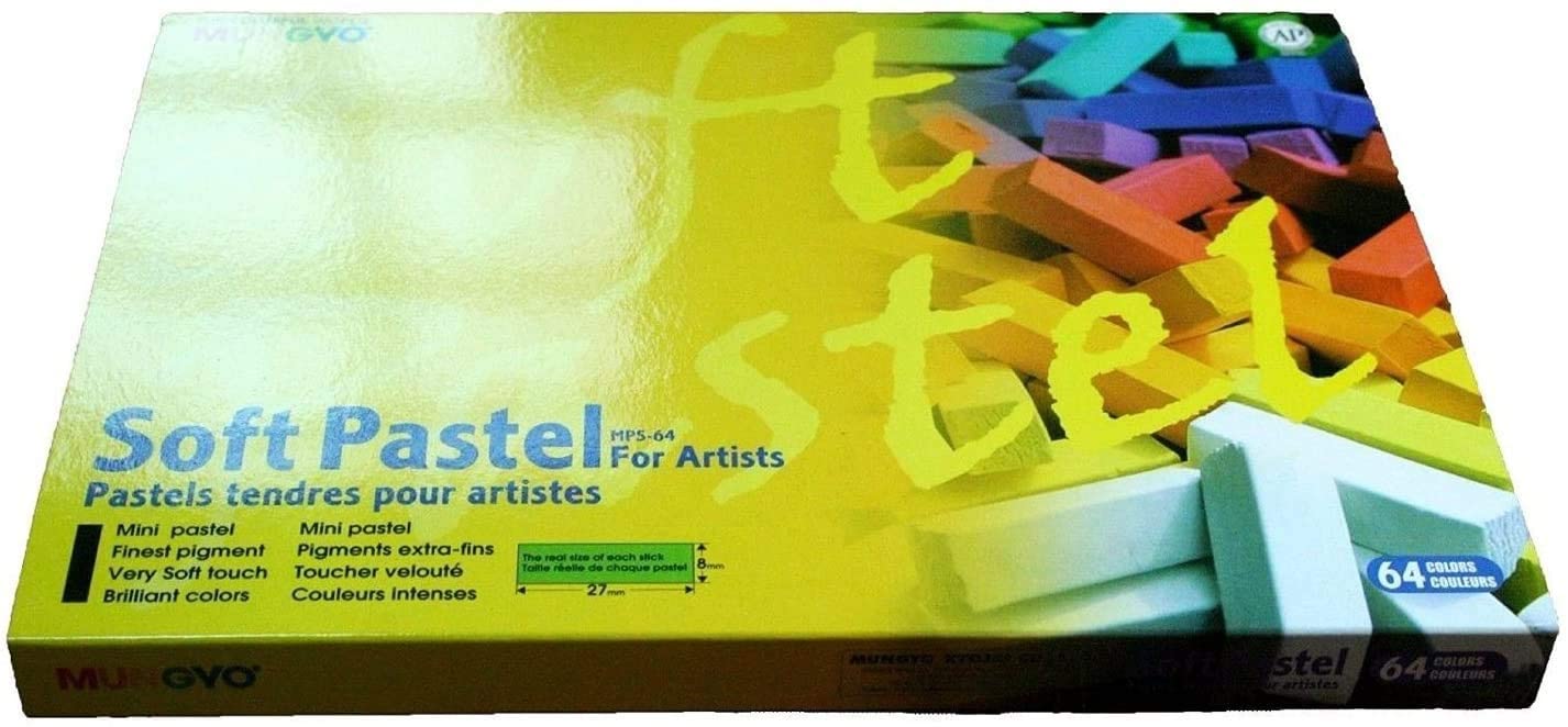 Mungyo Soft Pastel 64 Color Set Square Chalk, Multicolor, 64 count (Pack of 1) - Image 3