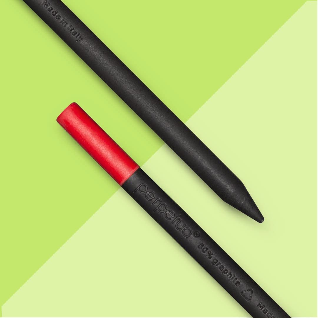 Perpetua, Recycled Graphite Pencil, Standard, 1, Red - Image 3