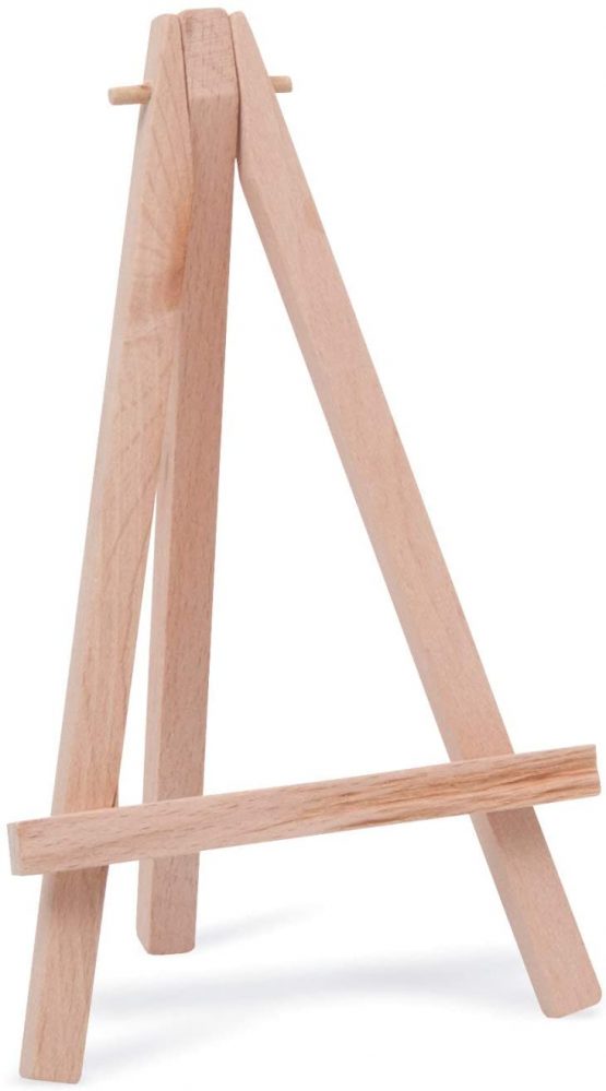 EFCO Wooden Easel Height 16 CM x Width 9 CM x Depth 1.5 CM, crude - Image 4
