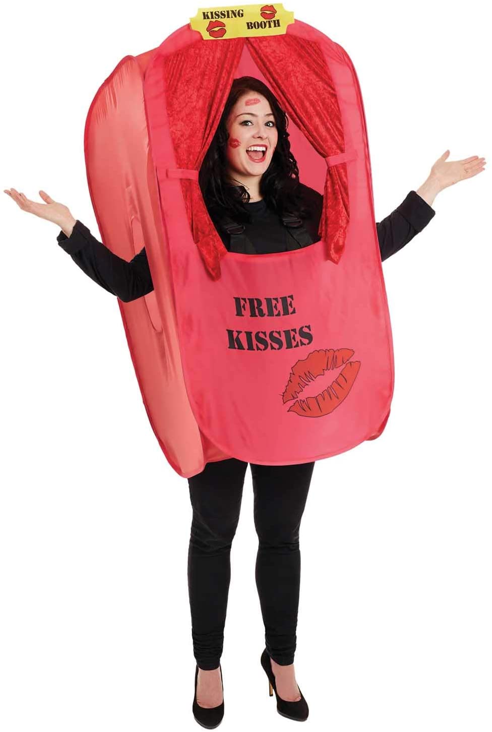 Fun Shack Adults Carnival Kissing Booth Costume Mens & Womens Novelty