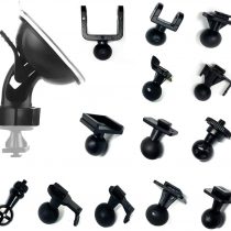 ShipeeKin Car Suction Cup Dash Cam Mount for Vehicle Video Recorder on Windshield & Dash Board with 13 Joints for Driving Camcorder GPS