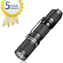 LUMINTOP Tool AA 2.0 LED Torch, Super Bright 650 Lumens, Pocket-Sized Keyring Torch, 5 Modes with Mode Memory, IP68 Waterproof, Powered by One AA or 14500, for Camping Hiking Emergency