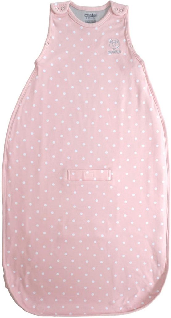 Woolino Toddler Sleeping Bag - 4 Season Merino Wool Baby Sleeping Bag 2-4 Yrs Dream (Lilac Gray) - Image 2