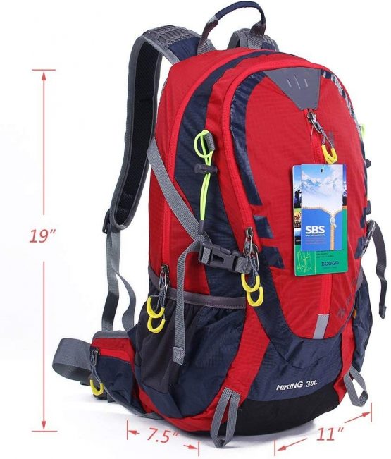 EGOGO 30L Outdoor Cycling Hiking Water-resistant Backpack Running Camping Daypack with Rain Cover S2310 - Image 3