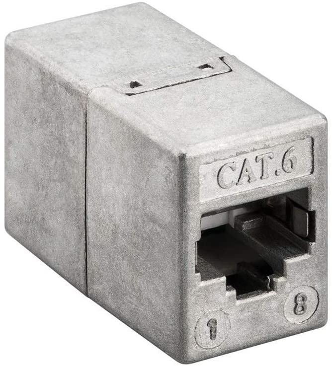 Goobay 93963 RJ45 Modular Coupler, CAT 6, silber - Image 2