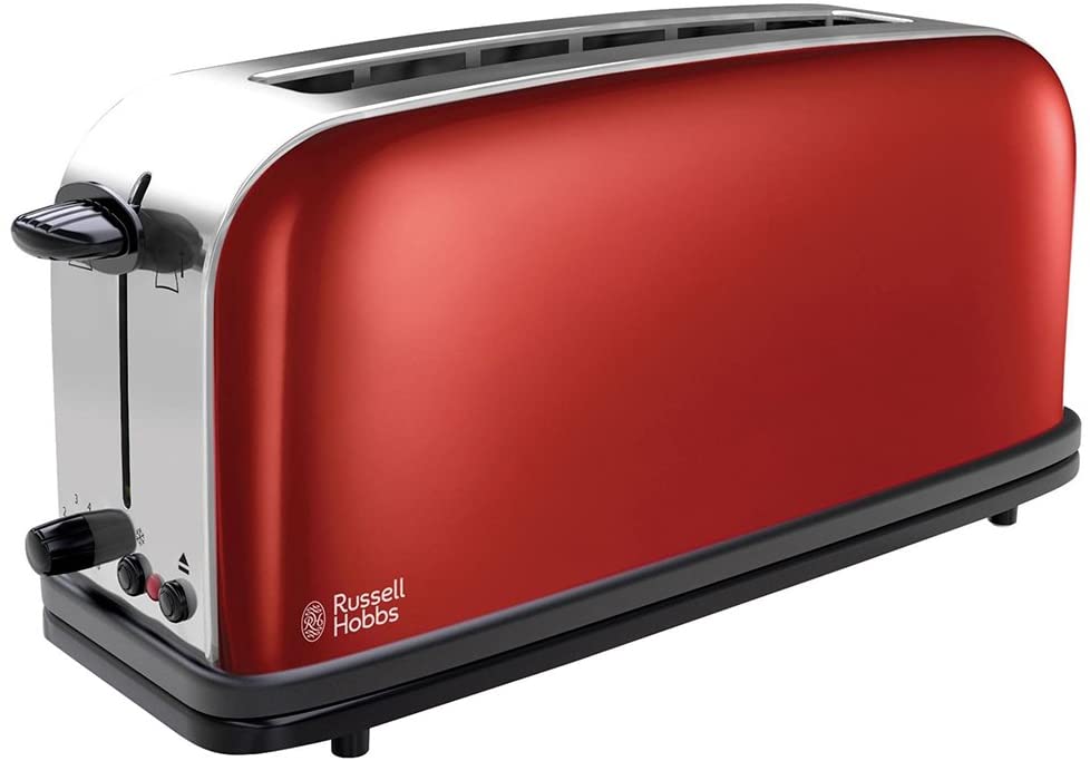 Russell Hobbs Flame Red 2 part(s) Rouge, Acier inoxydable, Black