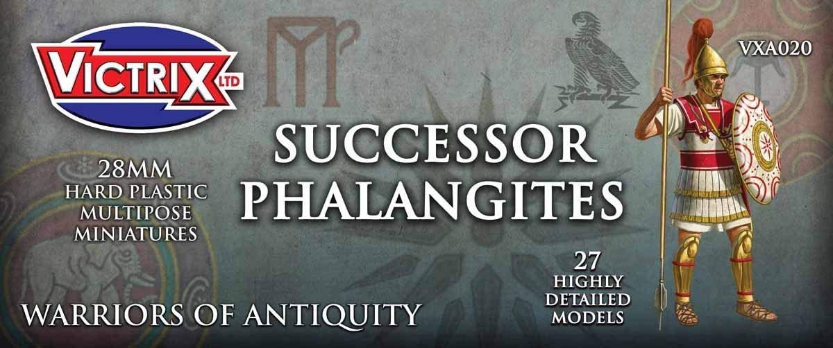 Victrix VXA020 - Successor Phalangites - 27 Figure Set - 28mm Plastic Miniatures - Warrior of Antiquity