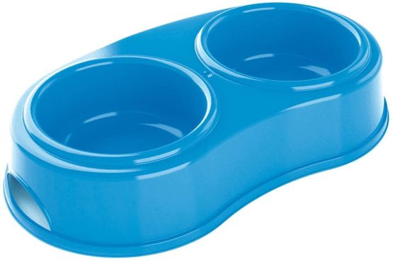 Agrobiothers Double Feeding Bowl for Cats, Small