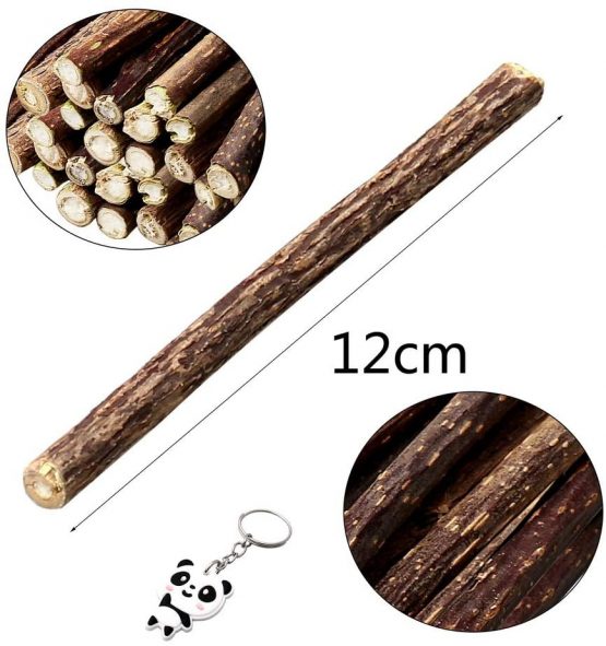 nuoshen 30 Pcs Chew Sticks for Cats, Catnip Sticks Cat Sticks Cat Chew Toy Cat Teething Toys Natural Wood Sticks for Cats Play and Relax - Image 2