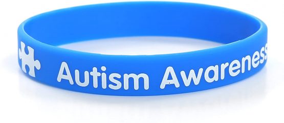 Komonee Autism Awareness Blue Silicone Wristband