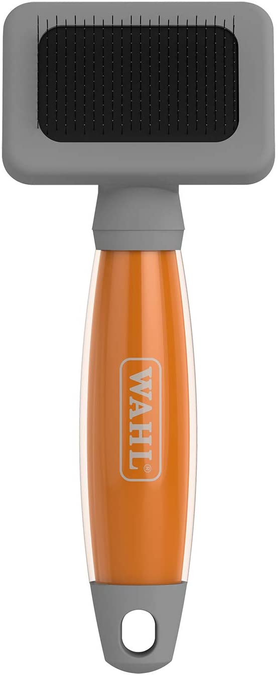Wahl Gel Handle Slicker Brush, Brown